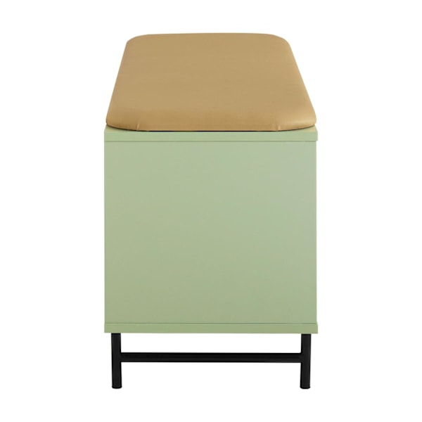 SoBuy Kenkäkaappi Kenkähylly kenkähylly penkki FSR115-GR Green Bench