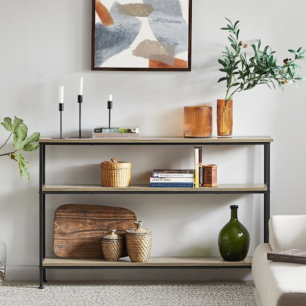 SoBuy Sidebord Skænk Konsolbord Vitrine Hjørnebord FSB49-PZ