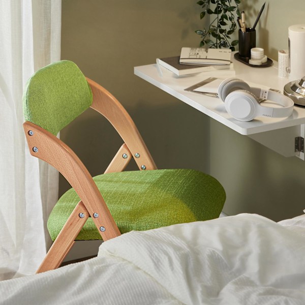 SoBuy Klappstol Skrivbordsstol FST92-GR Green