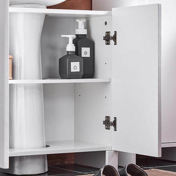 SoBuy Tvättställsunderskåp Badrumsmöbler BZR164-W Under sink cabinet