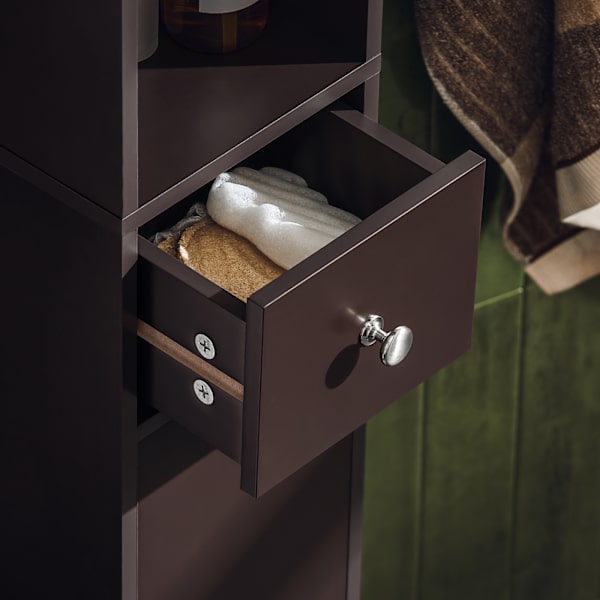 SoBuy, spara badrumsskåp, högt badrumsskåp, badrumsskåp, BZR34-BR