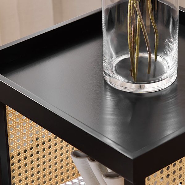 SoBuy Sidobord Soffbord Cafébord Sängbord HFBT03-SCH