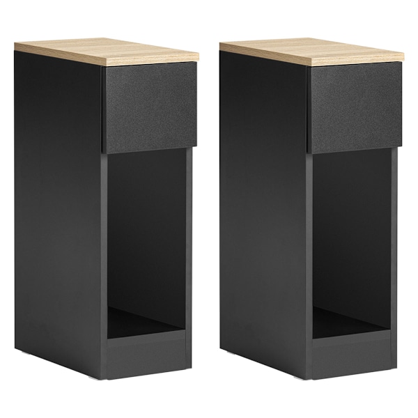 SoBuy Moderne sidebord med opbevaring FBT111-SCHx2 Black