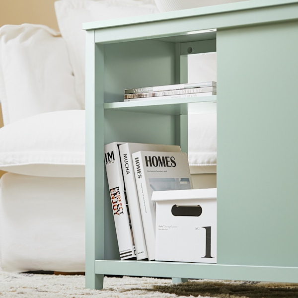 SoBuy Sengebord Sofabord Sidebord Endebord FBT159-GR Nightstand