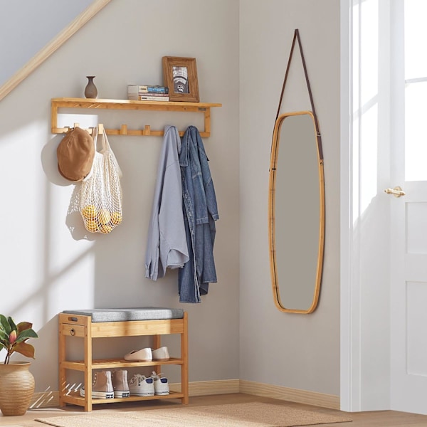 SoBuy Bänk med skoförvaring Skobänk med dyna, FSR49-N Bench in length 55cm