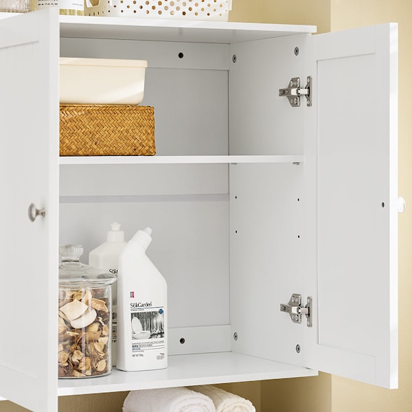 SoBuy Väggskåp med 2 dörrar Överskåp BZR188-W White 75*30*60CM
