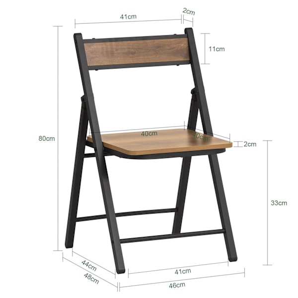 SoBuy Klappstol Skrivbordsstol FST88-PF