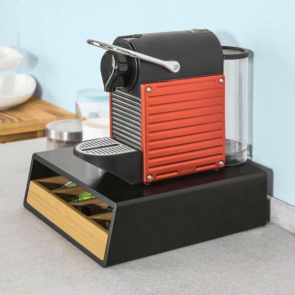 SoBuy, Kapselhållare, Förvaringsbox FRG280-SCH W30 x D31 x H10cm