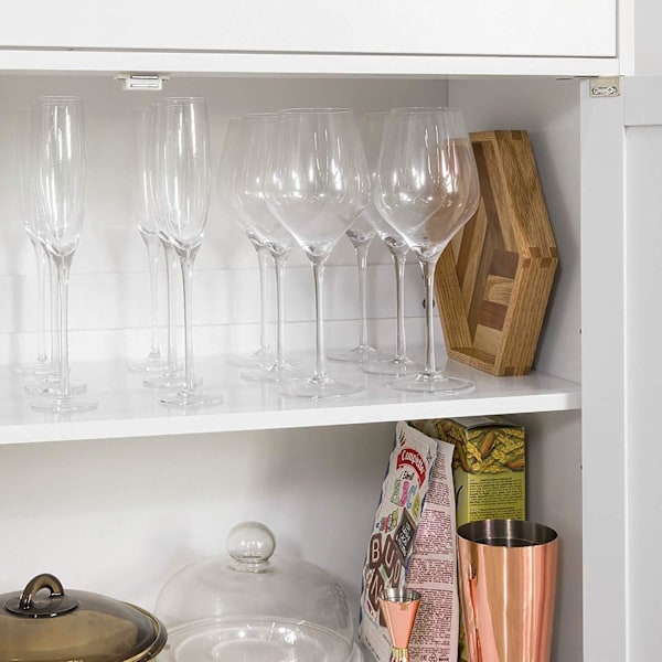SoBuy Keittiön kaapi Lipastot Mikroaaltouuniteline FSB26-W Color W90 x D40 x H148cm