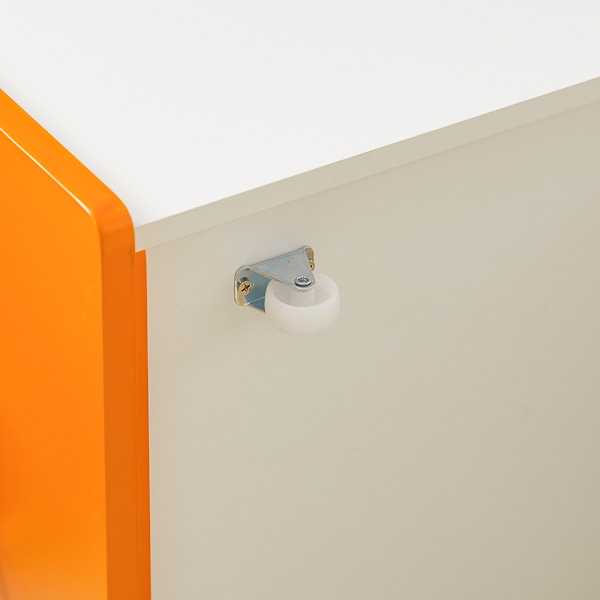 SoBuy Barnhylla Leksaksförvaring för barn förvaringsskåp KMB74-W Toy storage with 1 drawer