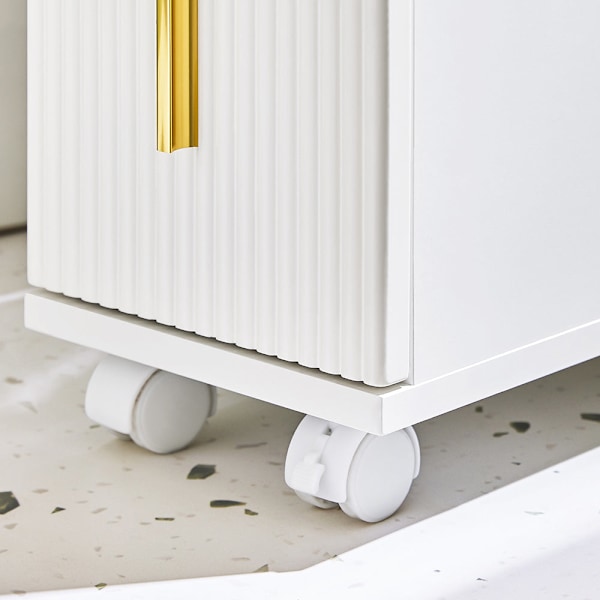 SoBuy Badeværelsesskab ToiletpapirholderBadeværelsesreolBZR183-W Toilet paper holder