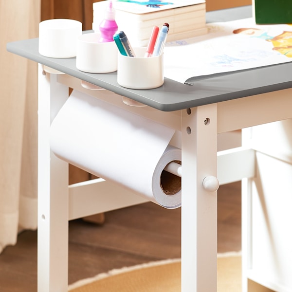 SoBuy 2-osainen Lasten pöytä ja tuolisarja KMB60-HG Grey
