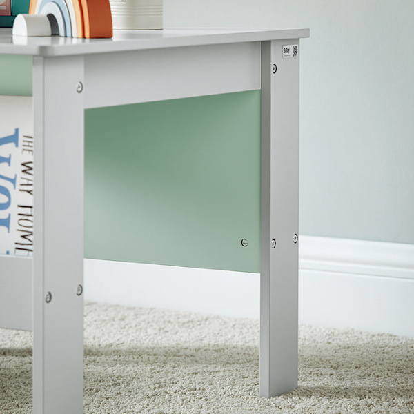 SoBuy Børnebordsæt med opbevaring KMB88-HG 60*60*48cm