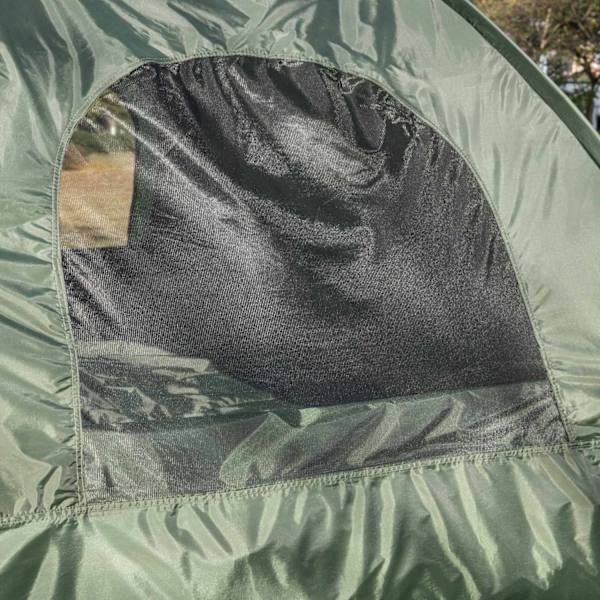 SoBuy,4-i-1 tält med sovsäck för campingstol OGS32-L-GR green For 2 Persons