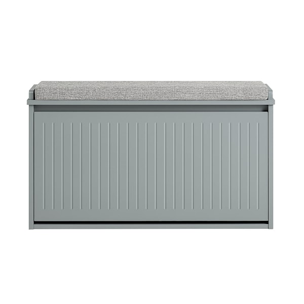 SoBuy Skoskab Entrébænk Skobænk Entré Skoskab FSR98-L-HG Gray 80*26*45cm