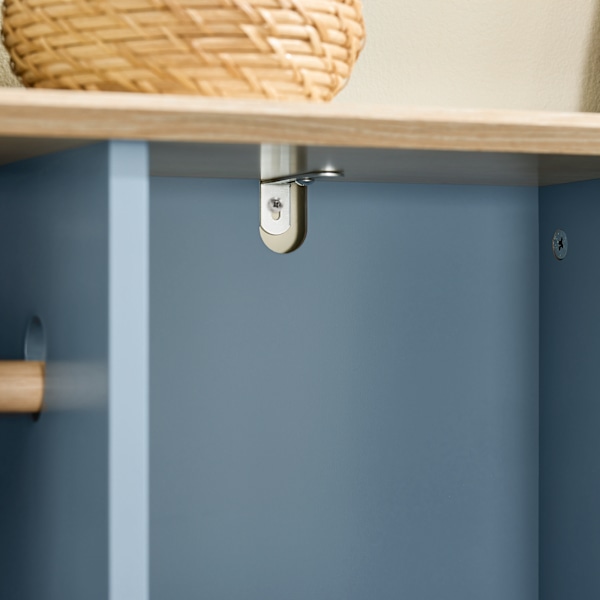 SoBuy WC-paperiteline WC-hylly Kylpyhuonekaappi BZR189-HG Grey 50*21*86cm