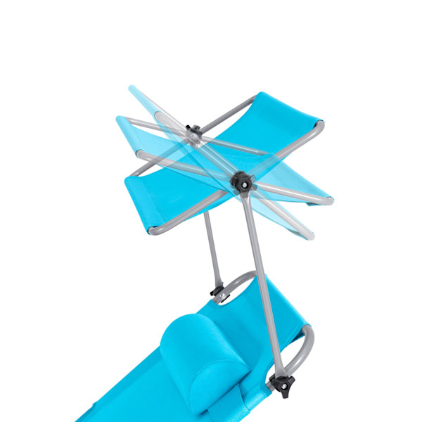 SoBuy, solstol, mobil stol, hopfällbar strandstol, OGS48-Bx2 Blue 2 Pieces
