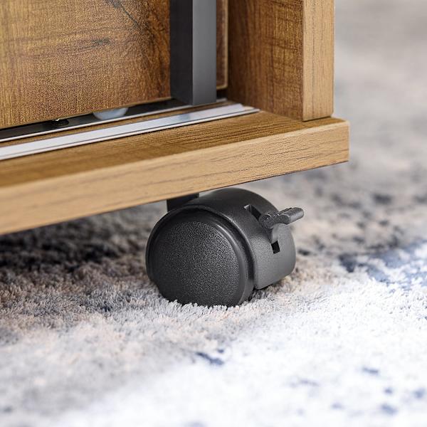 SoBuy Sidebord med opbevaring Mobilt Arkivskab FBT143-PF