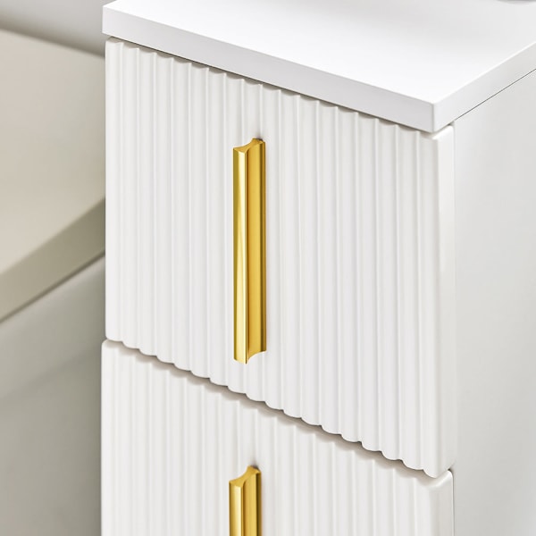 SoBuy Badeværelsesskab ToiletpapirholderBadeværelsesreolBZR183-W Toilet paper holder