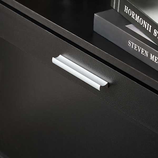 SoBuy Skoskab Skohylde Skoreol Skostativ til indgang FSR137-SCH Black 60*25*80cm