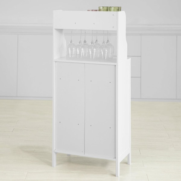SoBuy Kökshylla Vinskåp Köksskåp Sideboard FSB24-W