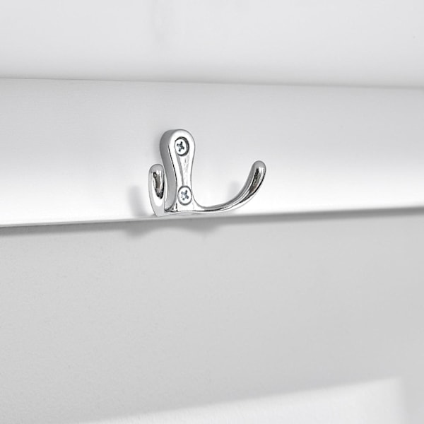 SoBuy Seinähylly Vaatekaappi 3 laatikkoa ja 4 koukkua FHK19-W White Wall shelf
