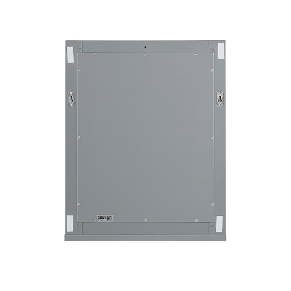 SoBuy Badeværelsesspejl med hylder FRG129-SG Grey Mirror