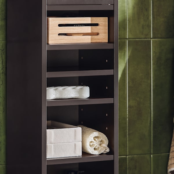 SoBuy, spara badrumsskåp, högt badrumsskåp, badrumsskåp, BZR34-BR