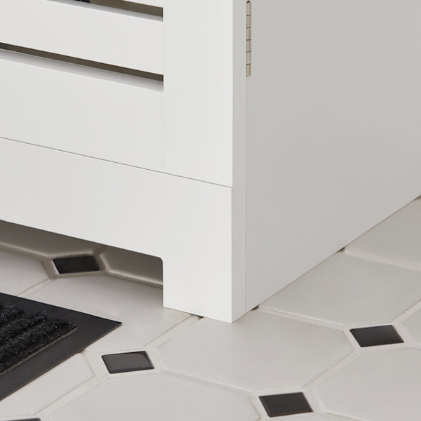SoBuy Hjørneunderskab Underskab Badeværelsesskab BZR40-W Sink cabinet(on wall)