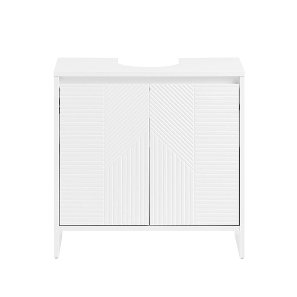 SoBuy kylpyhuone kaappi Allaskaappi 2 ovea BZR157-W Under sink cabinet