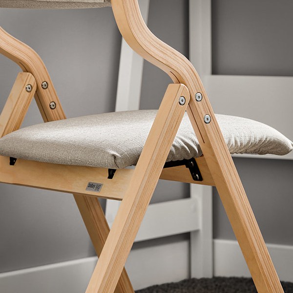 SoBuy pladsbesparende klapstol med hyndeFST40-HG Grey