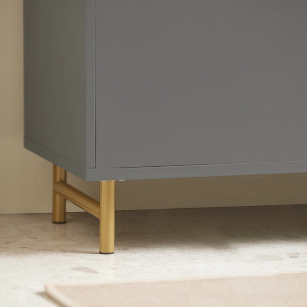 SoBuy Tvättställsunderskåp Badrumsmöbler BZR129-HG 75*35*65cm