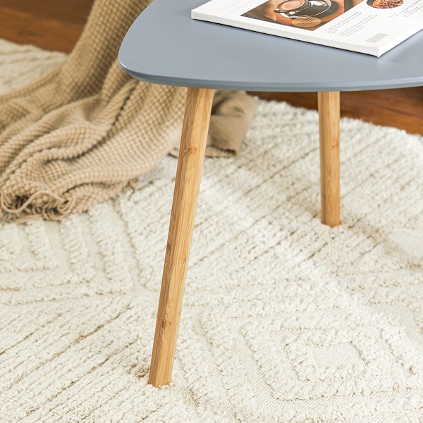SoBuy Soffbord Sidobord Satsbord Cafébord FBT74-HG grey
