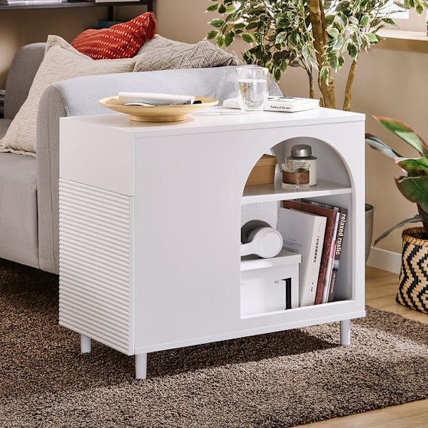 SoBuy Sidobord Soffbord Cafébord nattduksbord FBT135-W