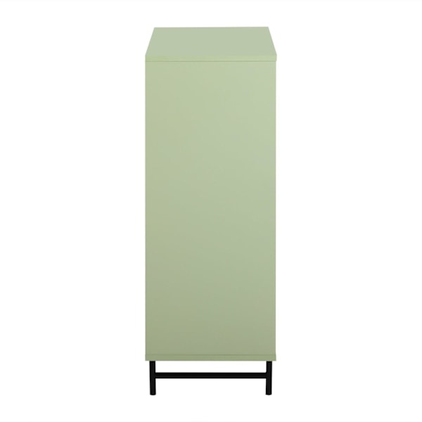 SoBuy Hjørneskab Vitrineskab Skænk Sidebord Skoskab FSB61-GR Green Cabinet