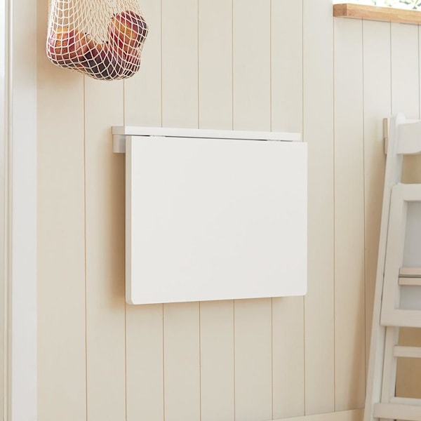 SoBuy Väggmonterat klaffbord Skrivbord,Matbord Barbord FWT03-W White