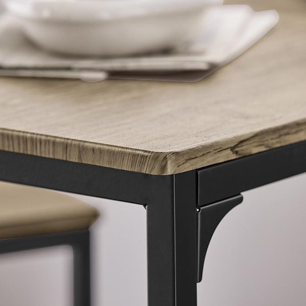 JotenOsta baaripöytä ja 2 jakkaraa keittiön set OGT03-N Wood Rectangular table with 2 chairs