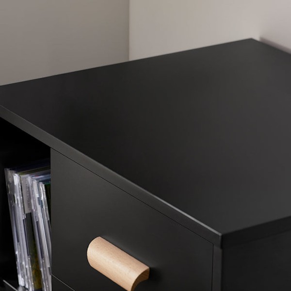 SoBuy Nattduksbord Soffbord Sidobord Sängbord FBT95-SCH Black