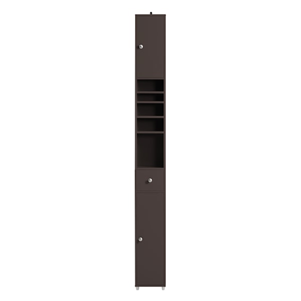 SoBuy, spara badrumsskåp, högt badrumsskåp, badrumsskåp, BZR34-BR