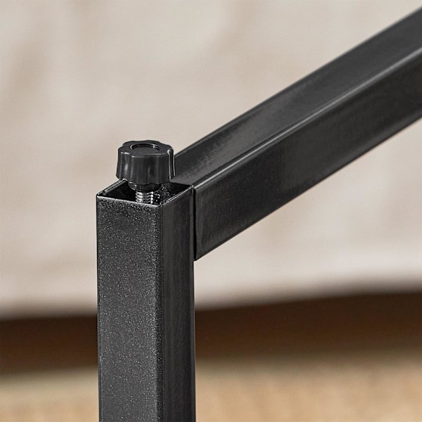 SoBuy Satsbord set om 2,Soffbord,Sidobord Cafébord FBT35-SCH Black
