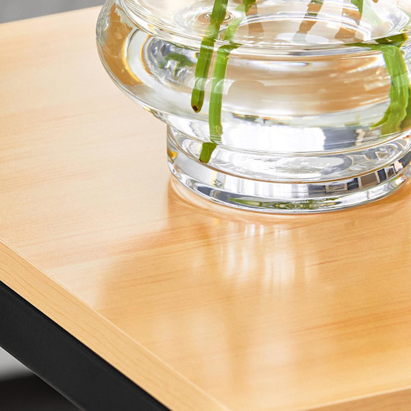 SoBuy Satsbord set om 2,Soffbord,Sidobord Cafébord FBT35-SCH Black