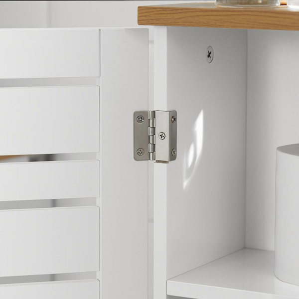 SoBuy WC paperiteline kylpyhuone kaappi Hyllykokonaisuus BZR85-W Toilet paper holder