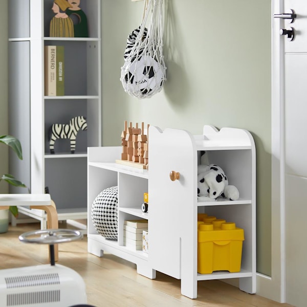 SoBuy Leksaksförvaring, Barnhylla KMB62-W White