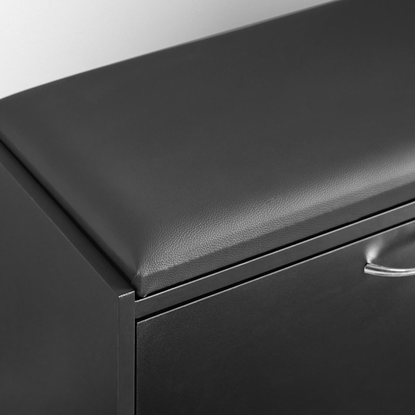 SoBuy Kenkähylly penkki Eteisen säilytyspenkki FSR16-SCH Black 60*30*44cm
