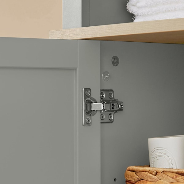 SoBuy Högskåp Högstomme m hyllplan Badrumsmöbler BZR68-HG High cabinet