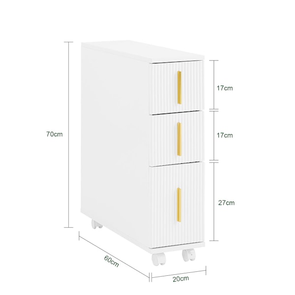 SoBuy WC-paperiteline Pesukonekaappi Kylpyhuoneen hylly BZR183-W Toilet paper holder