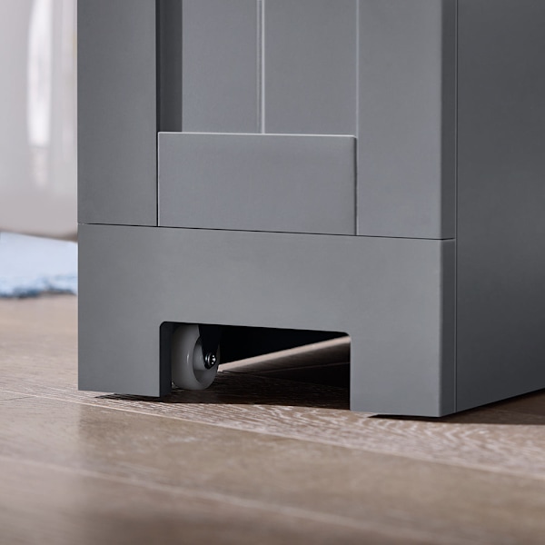 SoBuy Toiletpapirholder Stativ Badeværelsesskab BZR106-DG Grey Toilet paper holder