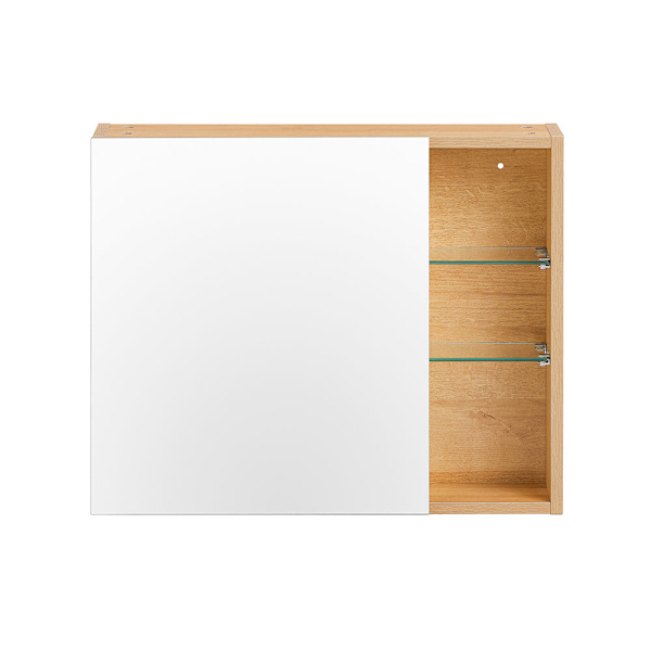 SoBuy Spejlskab Vægskab Badeværelsesskab Overskab BZR173-N Mirror Cabinet