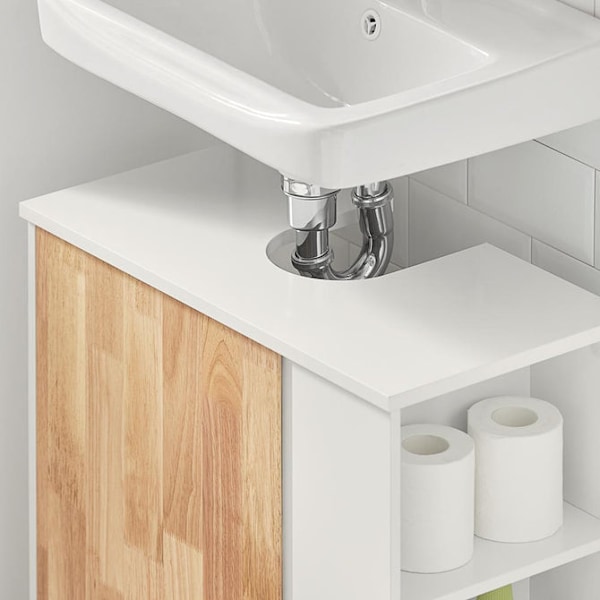SoBuy Badeværelsesskab med plads til håndvask BZR75-W Sink cabinet(on wall)