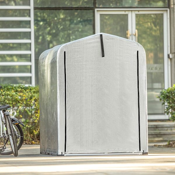 SoBuy Opbevaringstelt til cykler Cykeltelt Cykelgarage KLS11 120 x 176 x 163 cm